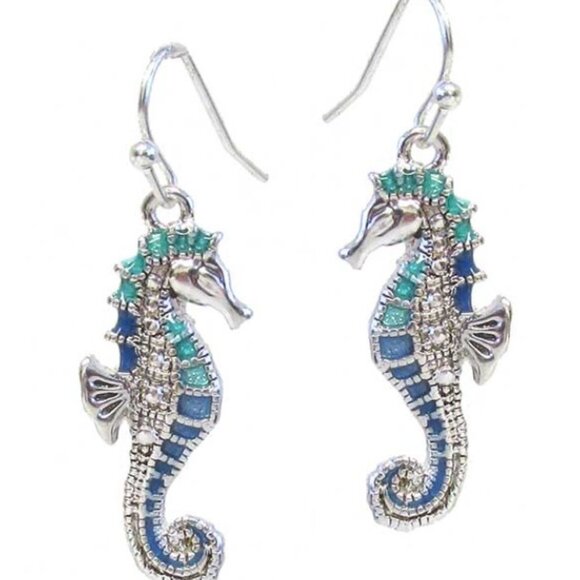 NWT Seahorse Earrings - Picture 2 of 2